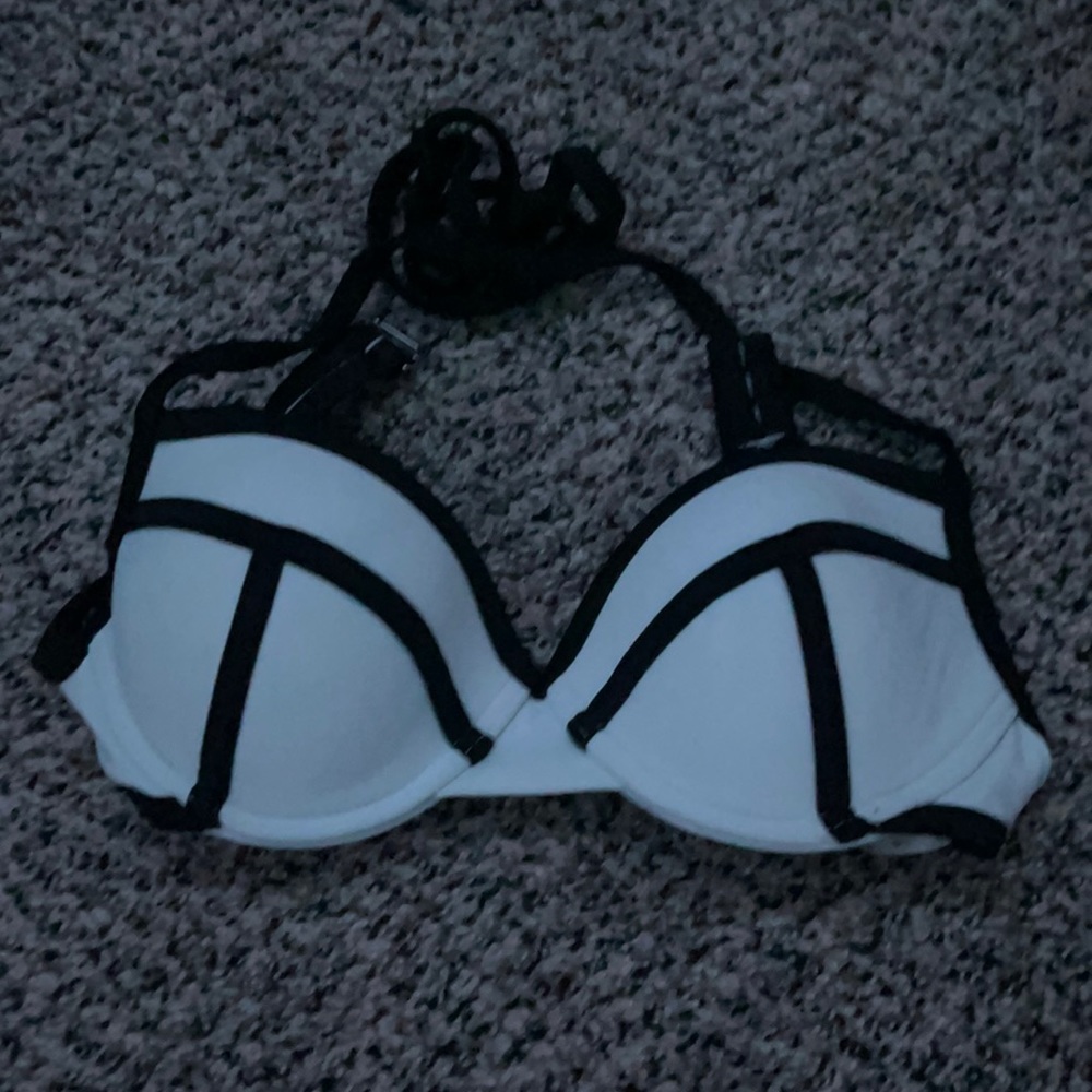 Black and White bikini top